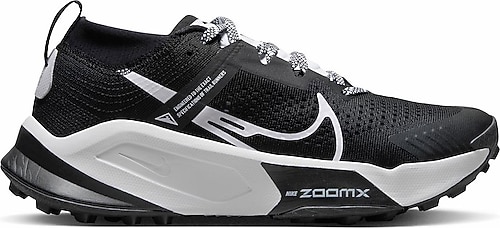 Nike Zoomx Zegama Trail Kadın Siyah-Beyaz Koşu Ayakkabısı DH0625