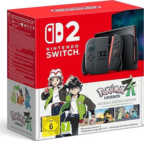 Nintendo Switch 2 + Pokemon Legends Z-A Bundle Oyun Konsolu