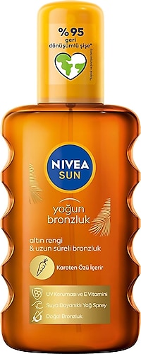 Nivea Sun Karoten Bronzlaştırıcı Güneş Yağı Spreyi Spf 6 200 ml