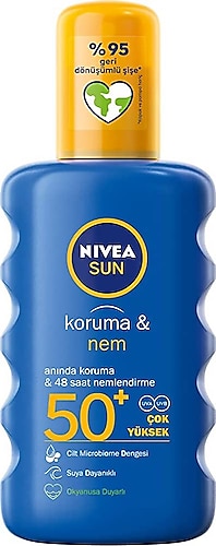 Nivea Koruma & Nem 50 Faktör Güneş Spreyi 200 ml