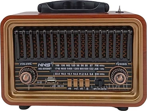 Nns NS-8069BT Bluetooth Nostaljik Radyo Fiyatları, Özellikleri ve
