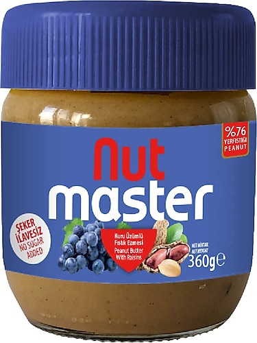 Nut Master Fıstık Ezmesi Parçacıklı 600 G - A101