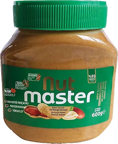 Nut Master Fıstık Ezmesi Parçacıklı 600 G - A101