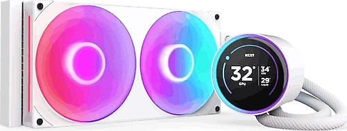 NZXT Kraken Elite RGB IPS LCD RL-KR28E-W2 Beyaz 280 mm İşlemci
