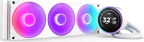 NZXT Kraken Elite RGB IPS LCD RL-KR36E-W2 Beyaz 360 mm İşlemci