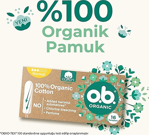 O.B. Organic Normal Tampon 16'lı Fiyatları, Özellikleri Ve Yorumları ...