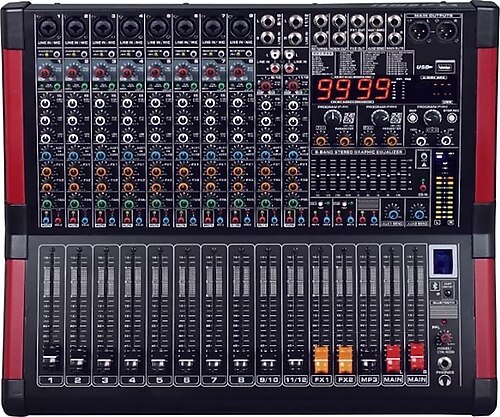 Odo MD-12M299-9 2x900 W 12 Kanal Power Mikser Fiyatları