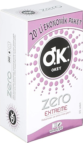 Okey Zero Extreme 20'li Prezervatif