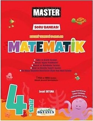 Okyanus Yayıncılık 4. Sınıf Master Matematik Soru Bankası