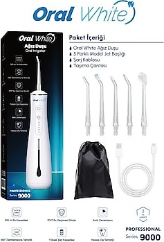 Oral White Professional 9000 Şarjlı Ağız Duşu Fiyatları