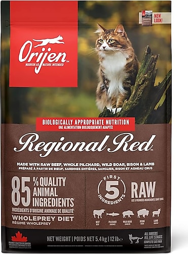 Orijen Regional Red Tahılsız 5.4 kg Yetişkin Kedi Maması Fiyatları