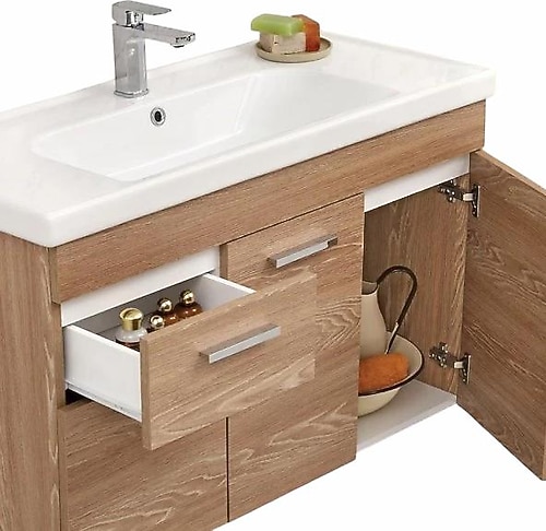 Orka Enez Livana 100 cm Banyo Alt Dolabı Fiyatları, Özellikleri ve