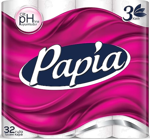 Papia 3 Katlı 32'li Tuvalet Kağıdı