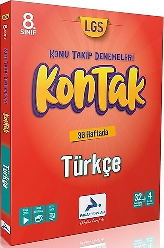 Paraf Yayınları 8. Sınıf Kontak Türkçe Deneme Fiyatları