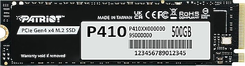Patriot P410 P410P500GM28H PCI-Express 4.0 500 GB M.2 SSD