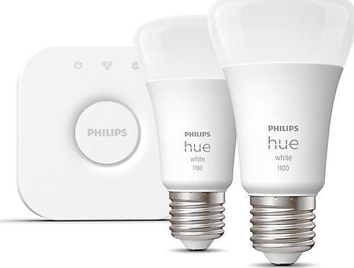 Philips Hue 1100 75 W E27 2'li Akıllı LED Ampul + Bridge Başlangıç