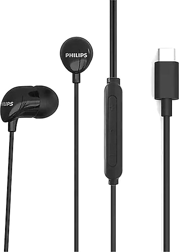 Philips TAE2146BK/00 Siyah Type-C Kablolu Kulak İçi Kulaklık