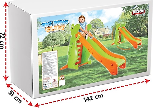 Pilsan Big Dino Slide 7.38 Feet Turkey Made 07-959 ShoppersPk.com