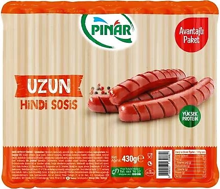 PINAR UZUN HİNDİ SOSİS 430g
