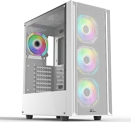 Power Boost X-12W ARGB Fanlı Beyaz ATX Oyuncu Kasası Fiyatları