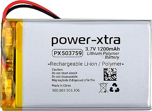 Power-Xtra PX503759 3.7V 1200 mAh Li-Polymer Pil Fiyatları
