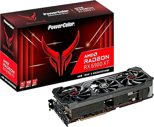 PowerColor Red Devil Radeon AXRX 6900XT 16GBD6-3DHE/OC 256 Bit GDDR6 16 GB Ekran Kartı