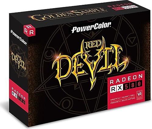 PowerColor Red Devil RX 580 8GB AXRX 580 8GBD5-3DHG/OC 256 Bit GDDR5 8 GB Ekran Kartı