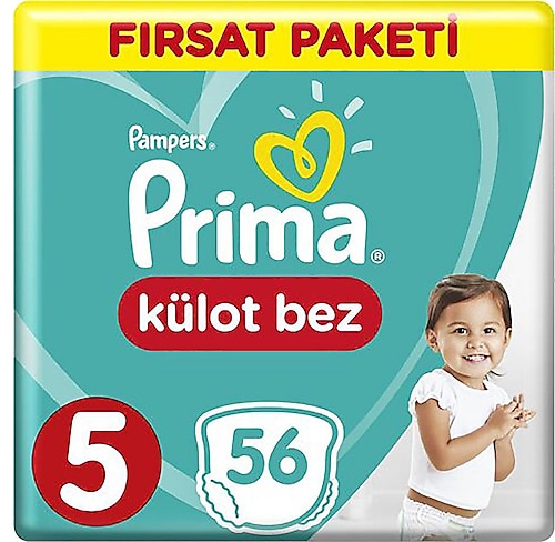 Prima Pants 5 Numara Junior 56'lı Külot Bez