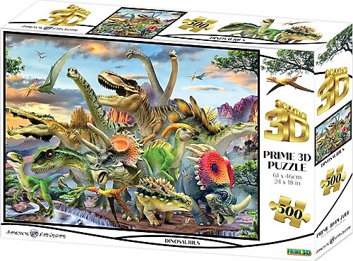 Prime 3D Dinozorlar 500 Parça Puzzle 10353 Fiyatları, Özellikleri