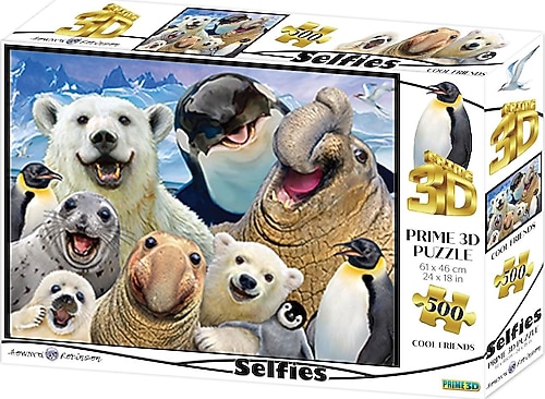 Prime 3D Kutup Hayvanları Selfie 500 Parça Puzzle 10375 Fiyatları