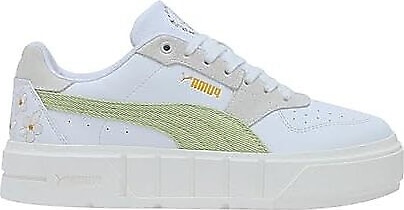 Puma Cali Court Embroidery 398828-01 Beyaz-Yeşil Kadın Sneaker