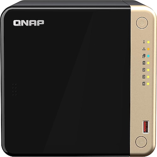 Qnap TS-464-8G 8 GB 6 Yuvalı 250 TB Destekli NAS Depolama Ünitesi