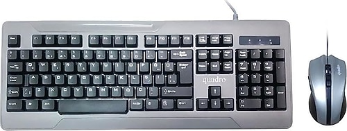 Quadro KMS-101U Kablolu Klavye Mouse Seti Fiyatları, Özellikleri