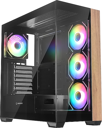 Rampage Cruiser V2 ARGB Fanlı Siyah 750 W ATX Oyuncu Kasası