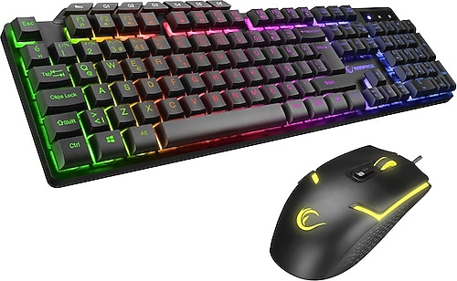 Rampage Jazzy KM-9858 Kablolu Oyuncu Klavye Mouse Seti Fiyatları