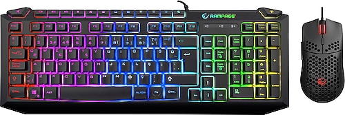Rampage Broker V2 KB-R310 Kablolu Oyuncu Klavye Mouse Seti