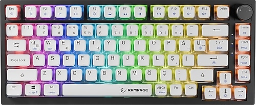 Rampage Zenith Pro RGB TKL Gateron Magnetic Switch Kablolu Mekanik