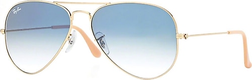 Ray-Ban Aviator 3025 001/3F Gold-Light Blue Güneş Gözlüğü Fiyatları ...