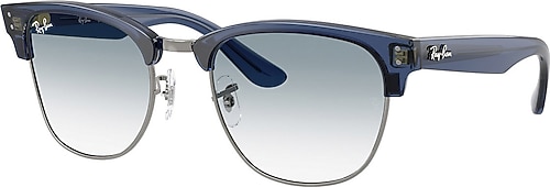 Ray-Ban Clubmaster Reverse 0504S 670879 Transparent Blue-Blue Güneş Gözlüğü