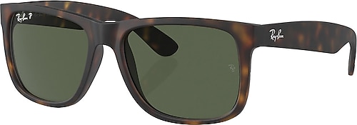 Ray-Ban Justin 4165 865/9A Havana-Dark Green Polarize Güneş