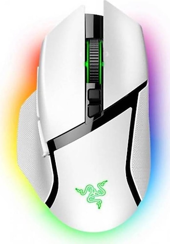 Razer Basilisk V3 Pro RGB Kablosuz Optik Oyuncu Mouse Beyaz