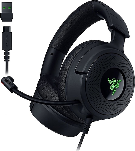 Razer Kraken V4 X RZ04-05180100-R3M1 RGB 7.1 Type-C Kablolu Kulak