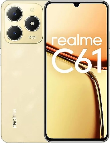 realme C61 6GB/256GB スマートフォン Realme C61 256 GB 8 GB Altın Fiyatları, Özellikleri ve Yorumları