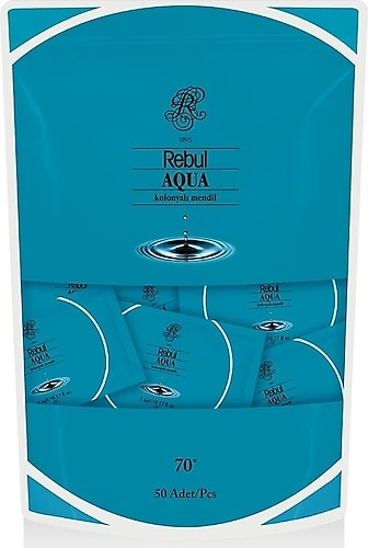 Rebul Aqua 50'li Kolonyalı Mendil