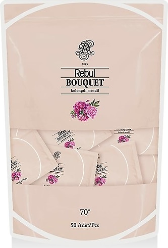 Rebul Bouquet 50'li Kolonyalı Mendil