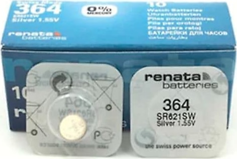 Renata 364 SR621SW 1.55V 10'lu Saat Pili Fiyatları, Özellikleri ve