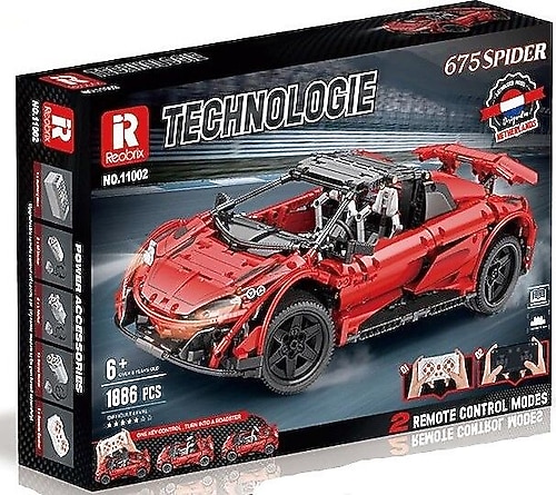 Reobrix 11002 Technic 1/10 Mclaren 675LT Spider Araba Fiyatları