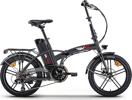 RKS BN5 Pro Katlanır Elektrikli Bisiklet Siyah
