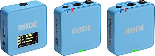 Rode Wireless GO Gen 3 Mavi 2'li Kablosuz Yaka Mikrofonu Fiyatları