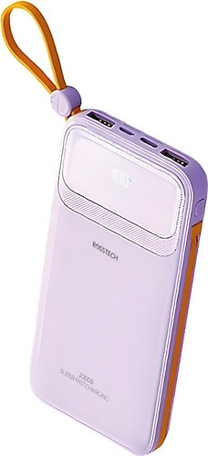 Rosstech RS-500 Lila 20000 mAh Hızlı Şarj Powerbank Fiyatları
